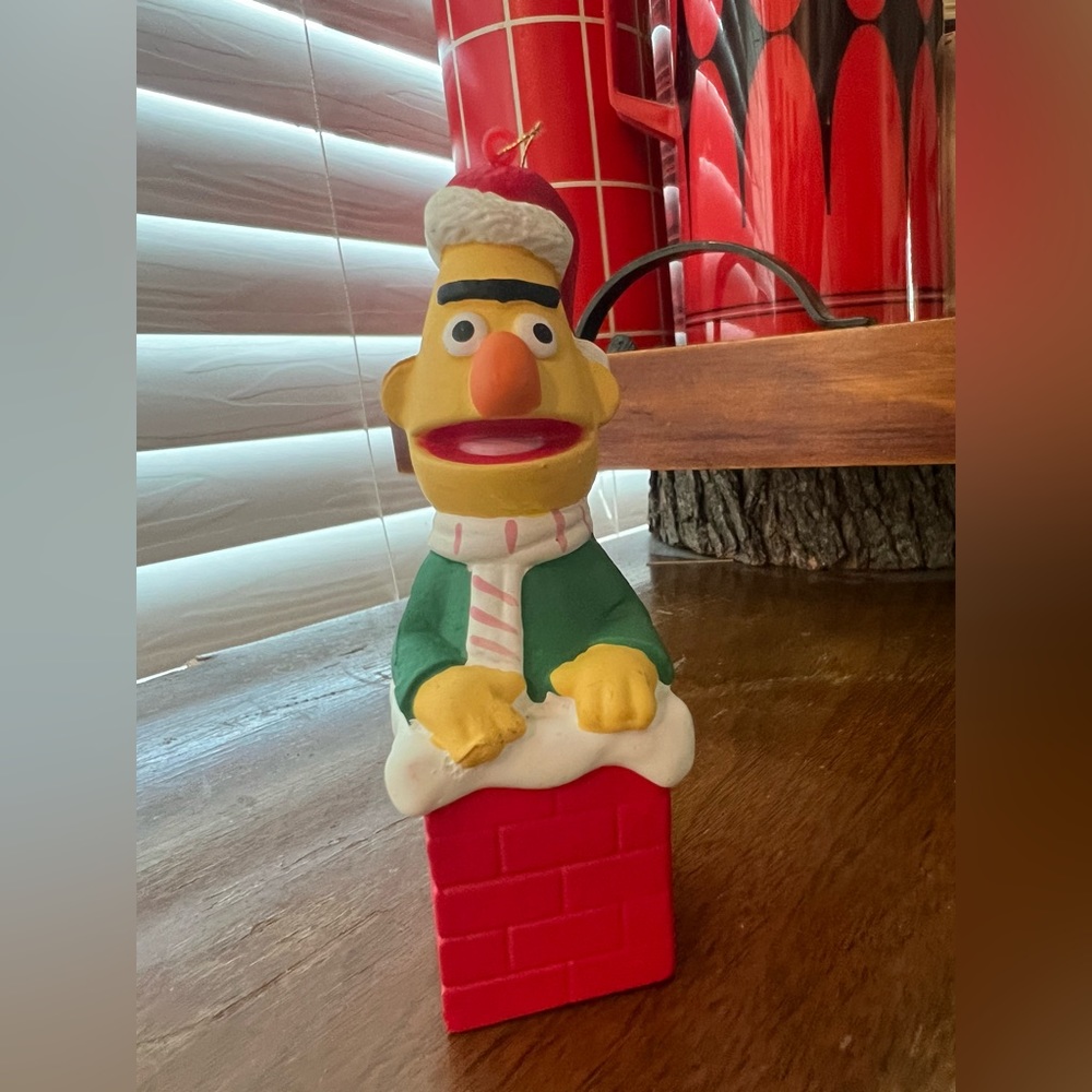 Vintage Christmas Ornament - Sesame Street - Burt.  Kurt Adler.